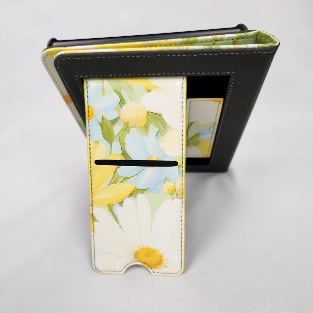 Floral Daisy Tablet Folio Case - Yellow & White - Picture 4 of 4